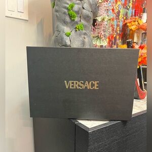 Versace Black Box with White Label